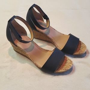 Naturalizer Areda wedge sandal size 10 black